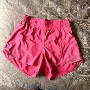 Lululemon Pink Hotty Hot Shorts